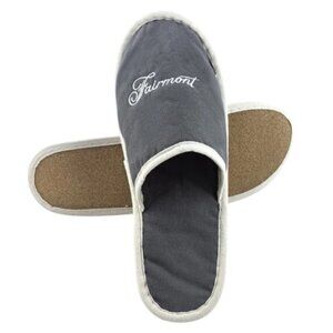 NEW - 2 PAIRS Fairmont Hotels Luxury Hotel Spa Slippers Slides